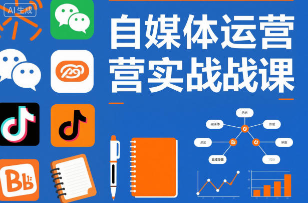 自媒体运营实战课，掌握一套系统的自媒体运营底层方法论，成为优秀的内容创作者-nangewz
