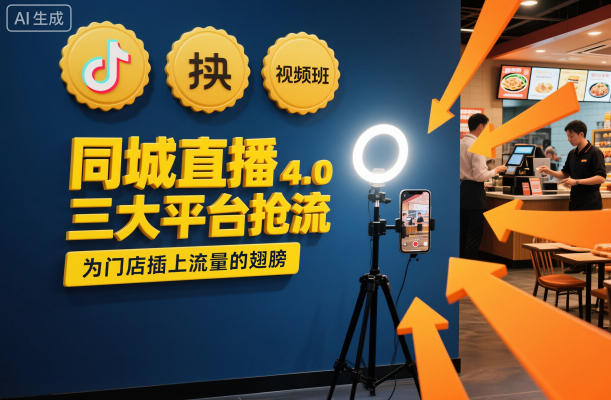 同城直播实操班4.0，三大平台抢流，为门店插上流量的翅膀-nangewz