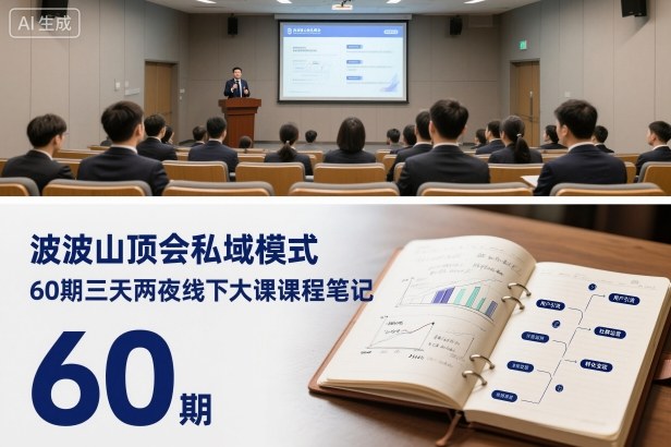 波波山顶会私域模式60期三天两夜线下大课课程笔记(文档)-nangewz