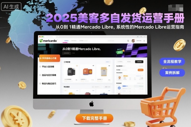 2025美客多自发货运营手册：从0到1精通Mercado Libre，系统性的Mercado Libre运营指南-nangewz