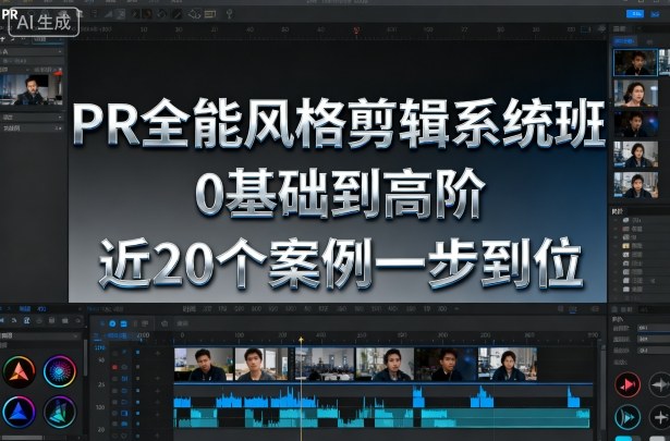 PR全能风格剪辑系统班，0基础到高阶，近20个案例一步到位-nangewz