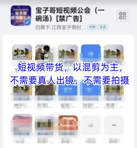 宝子哥头部团队短视频带货，以混剪为主，不需要真人出镜，不需要拍摄【更新9月】-nangewz