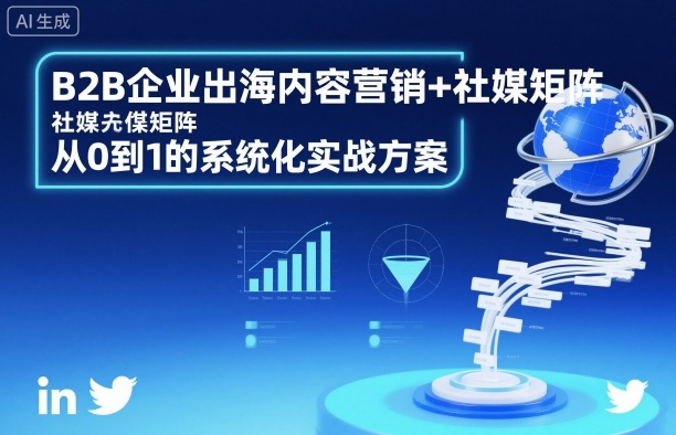 B2B企业出海内容营销+社媒矩阵，从0到1的系统化实战方案-nangewz