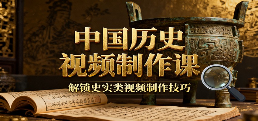 中国历史视频制作课：疆域地图集+参考文案+练习素材，解锁史实类视频制作技巧-nangewz