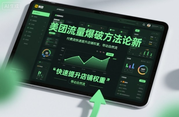 美团流量爆破方法论，付费流快速提升店铺权重，带动自然流-nangewz