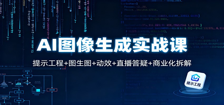 AI图像生成实战课：提示工程+图生图+动效+直播答疑+商业化拆解-nangewz