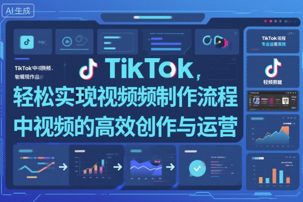 TikTok中视频制做流程，轻松实现Tk中视频的高效创作与运营-nangewz