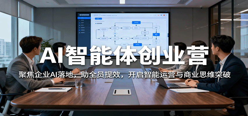 AI智能体创业营：聚焦企业AI落地，助全员提效，开启智能运营与商业思维突破-nangewz