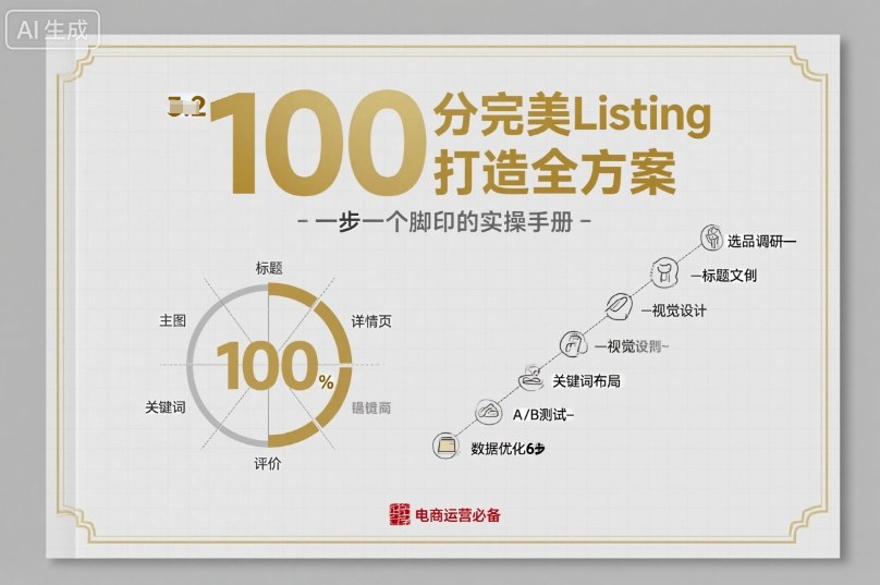 100分完美Listing打造全方案，想要完美listing必须是需要一步一个脚印的-nangewz