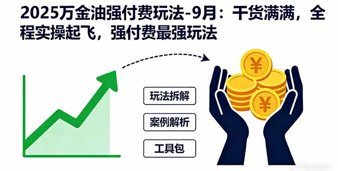 2025万金油强付费玩法-9月：干货满满，全程实操起飞，强付费最强玩法-nangewz