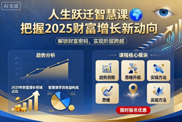 人生跃迁智慧课，把据2025财富增长新动向-nangewz