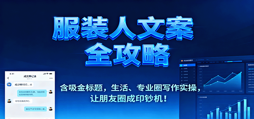 服装人文案全攻略，含吸金标题，生活、专业圈写作实操，让朋友圈成印钞机！-nangewz