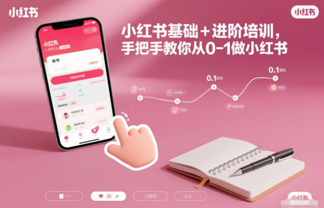 小红书基础+进阶培训，手把手教你从0-1做小红书-nangewz