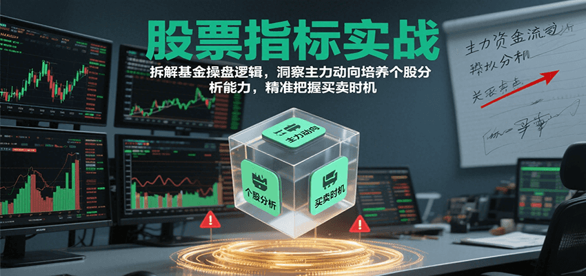 股票指标实战，基金操盘逻辑拆解，洞察主力动向培养个股分析能力把握买卖时机(更新)-nangewz
