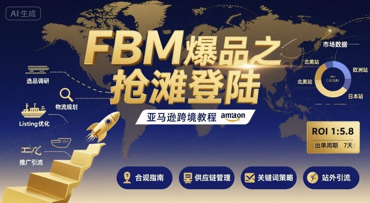 FBM爆品之抢滩登陆-亚马逊跨境教程-nangewz