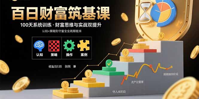 百日财富筑基课：认知+策略+实操+案例拆解  实现从创富到守富全周期能力-nangewz