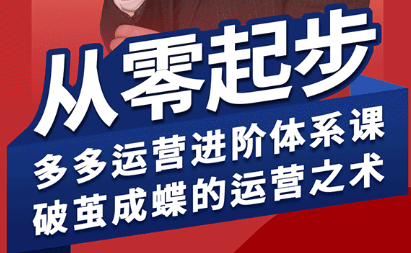 海神·拼多多运营进阶系统课(更新8月)-nangewz