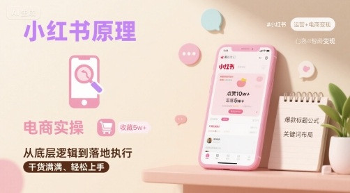 小红书原理以及详细实操流程，小红书电商教程-nangewz