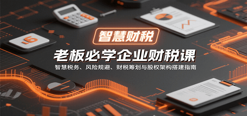 老板必学企业财税课：智慧税务、风险规避、财税筹划与股权架构搭建指南-nangewz