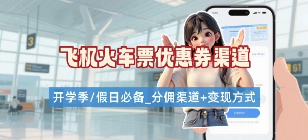 学生党必看！机票火车票优惠券申请渠道 + 项目打法，开学季节日速存-nangewz
