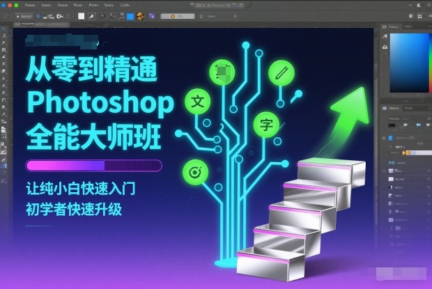 从零到精通Photoshop全能大师班，让纯小白快速入门，初学者快速升级-nangewz
